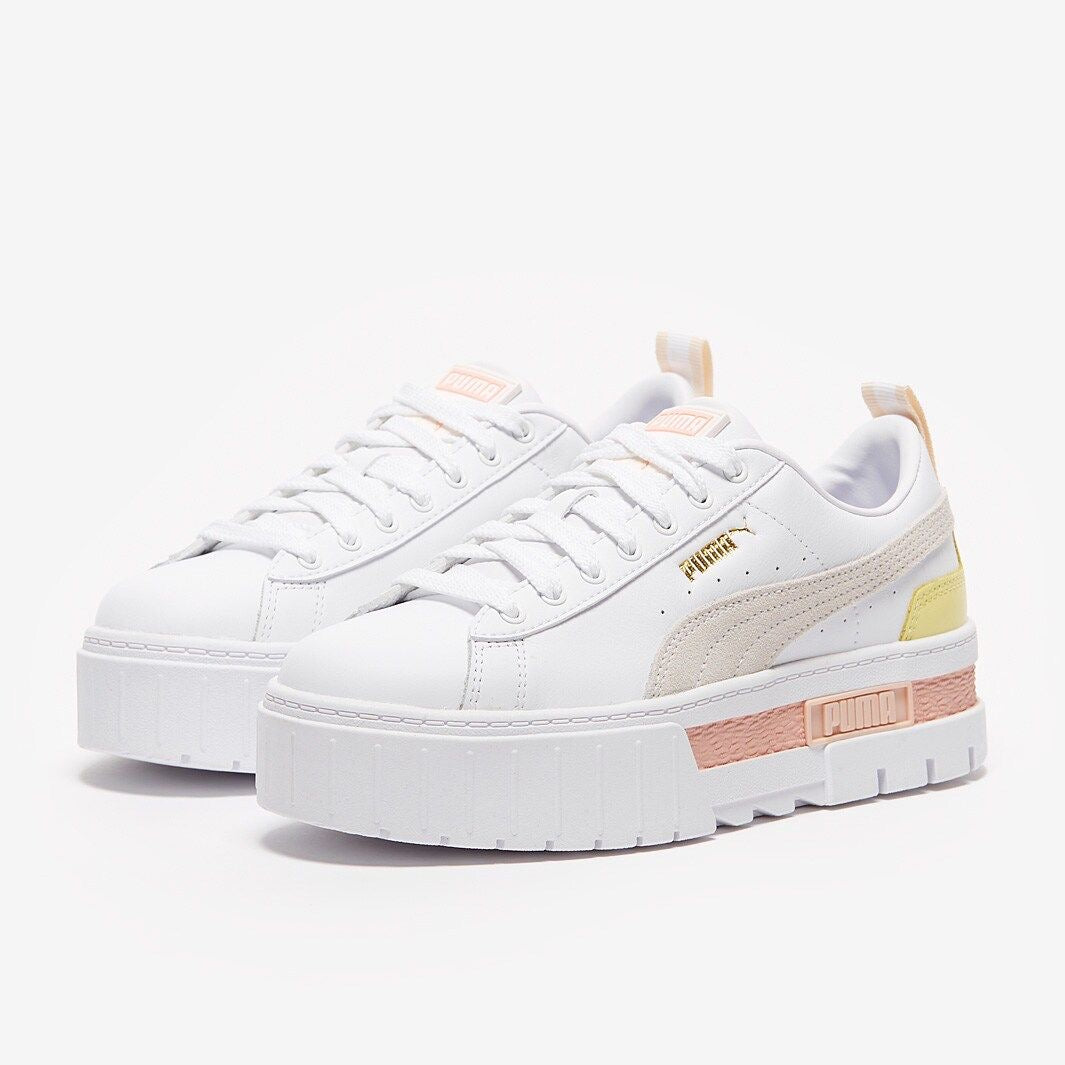 Puma Mayze white yellow pink