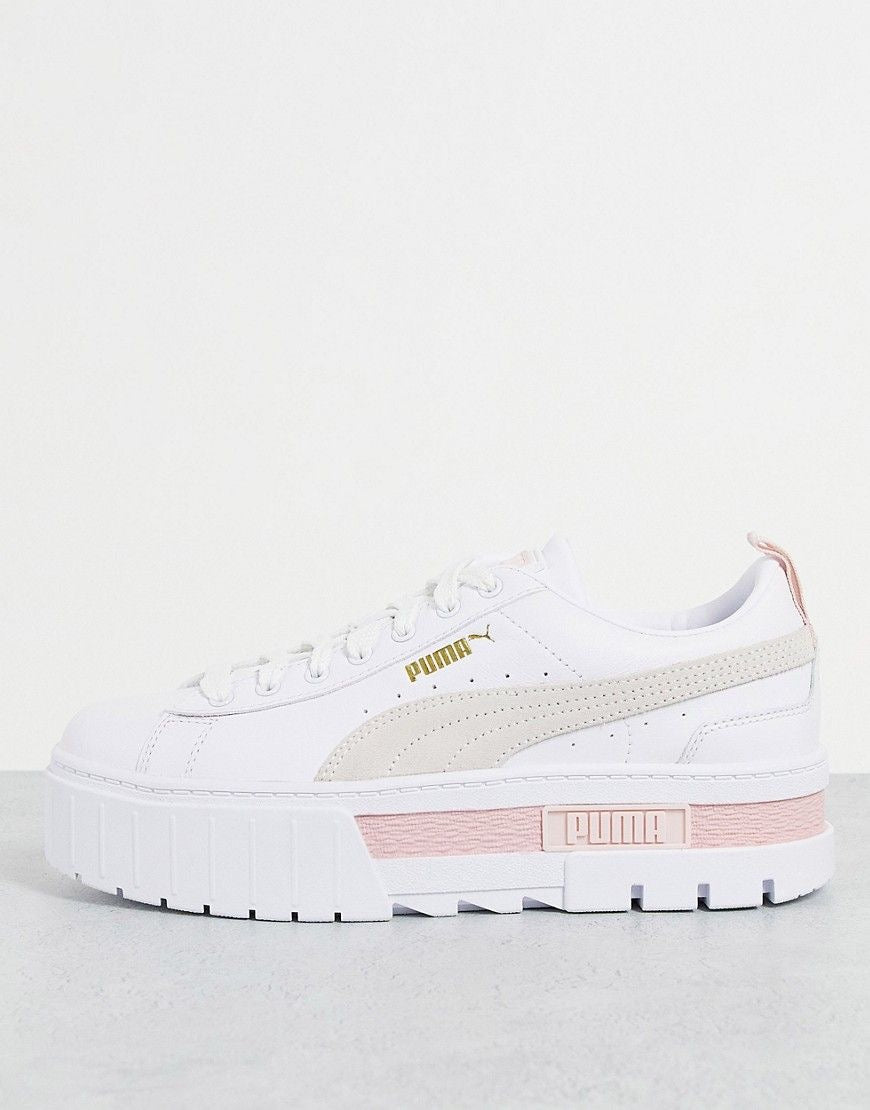 Puma Mayze white yellow pink